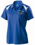 222346 Holloway Ladies Laser Polo Shirt. Mens compliment available.