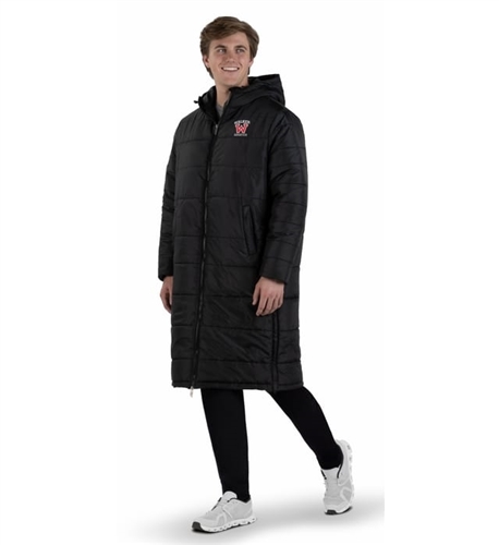 Cold Secure Long Puffer Jacket by Holloway