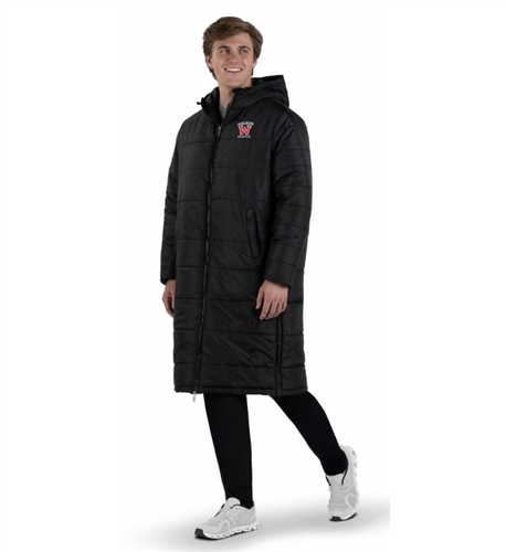 Cold Secure Long Puffer Jacket by Holloway