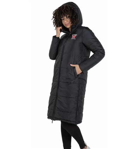 Cold Secure Long Puffer Jacket by Holloway