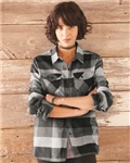 Burnside - Women's Yarn-Dyed Long Sleeve Flannel Shirt