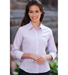 57130 Ladies 3/4-Sleeve Feather Stripe Shirt by Jockey