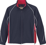 68007 North End Youth Woven Twill Athletic Jacket