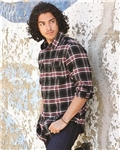Burnside - Mens Yarn-Dyed Long Sleeve Flannel Shirt