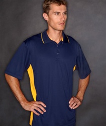8406 UltraClub Adult Cool & Dry Sport Two-Tone Polo