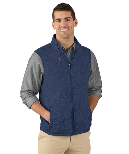 Customized Charles River Pacific Heathered Vest