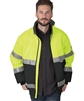 Custom Charles River 9732 Signal Hi-Vis Jacket with Logo