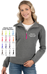 Customize your 1/4 Zip Fleece Pullover with colorful zipper pulls