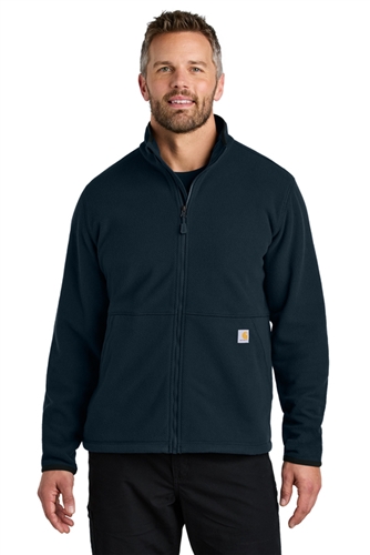 Custom Embroidered CarharttÂ® Textured Full-Zip Fleece Jacket