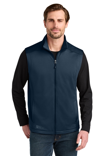 Custom Eddie Bauer Smooth Mid Layer Fleece Vest with Logo