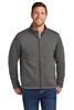 Custom embroidered logo on Port Authority F428 fleece jacket