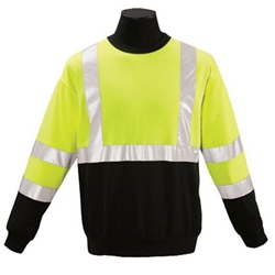 JS100-JS101 ML Kishigo Class 2 Hi Vis Crewneck Sweatshirt