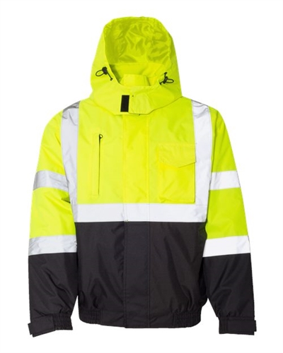 customized ML Kishigo Economy Hi Vis Bomer Jacket