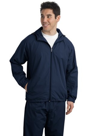 sport tek jacket with hood