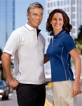 K467 Sport-Tek Dri-Mesh Sport Shirt with Tipped Collar and Piping