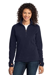 Custom Embroidered L224 Ladies Port Authority Microfleece Pullover