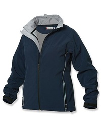 custom embroidered LQO00004 Clique Ladies’ softshell jacket