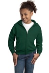 P480 Hanes Youth ComfortBlend Full-Zip Hooded Sweatshirt