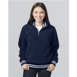 Custom Embroidered Sherpa Pullover Q20 Varsity