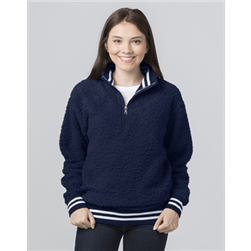 Custom Embroidered Sherpa Pullover Q20 Varsity