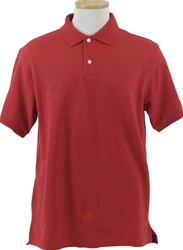 Men's Short Sleeve 100% Cotton Pique Polo